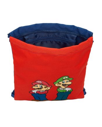 SUPER MARIO - Mario & Luigi - Sac de Gym '34x26x1cm' - vue de profil