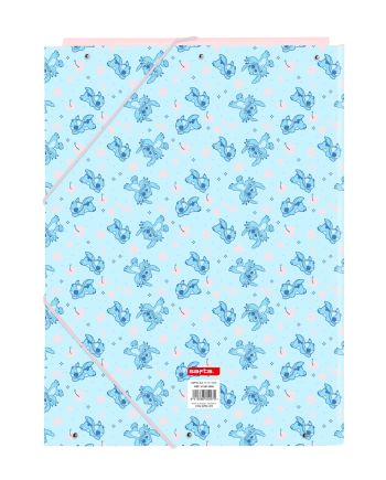 STITCH - Sleeping - Classeur à Rabats Premium avec Elastiques A4 - vue de face
