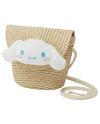 HELLO KITTY - Cinnamoroll - Sac bandoulière en paille 13.8x13cm - vue principale