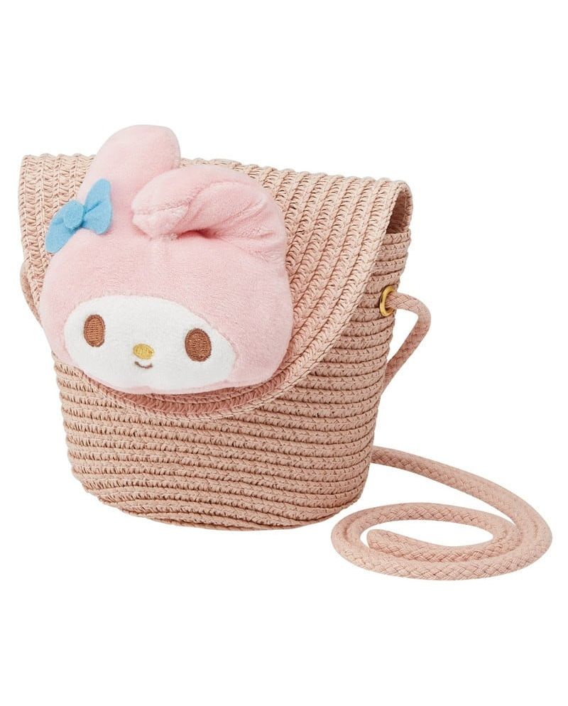 HELLO KITTY - My Melody - Sac bandoulière en paille 13.8x14cm - vue principale