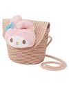 HELLO KITTY - My Melody - Sac bandoulière en paille 13.8x14cm - vue principale