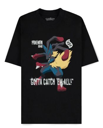 POKEMON - Mega Lucario - T-Shirt Loose Fit Homme (XL) - vue principale