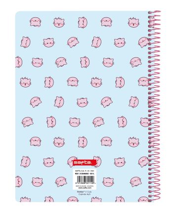 THE PINK CAT - Notebook A5 - vue de face