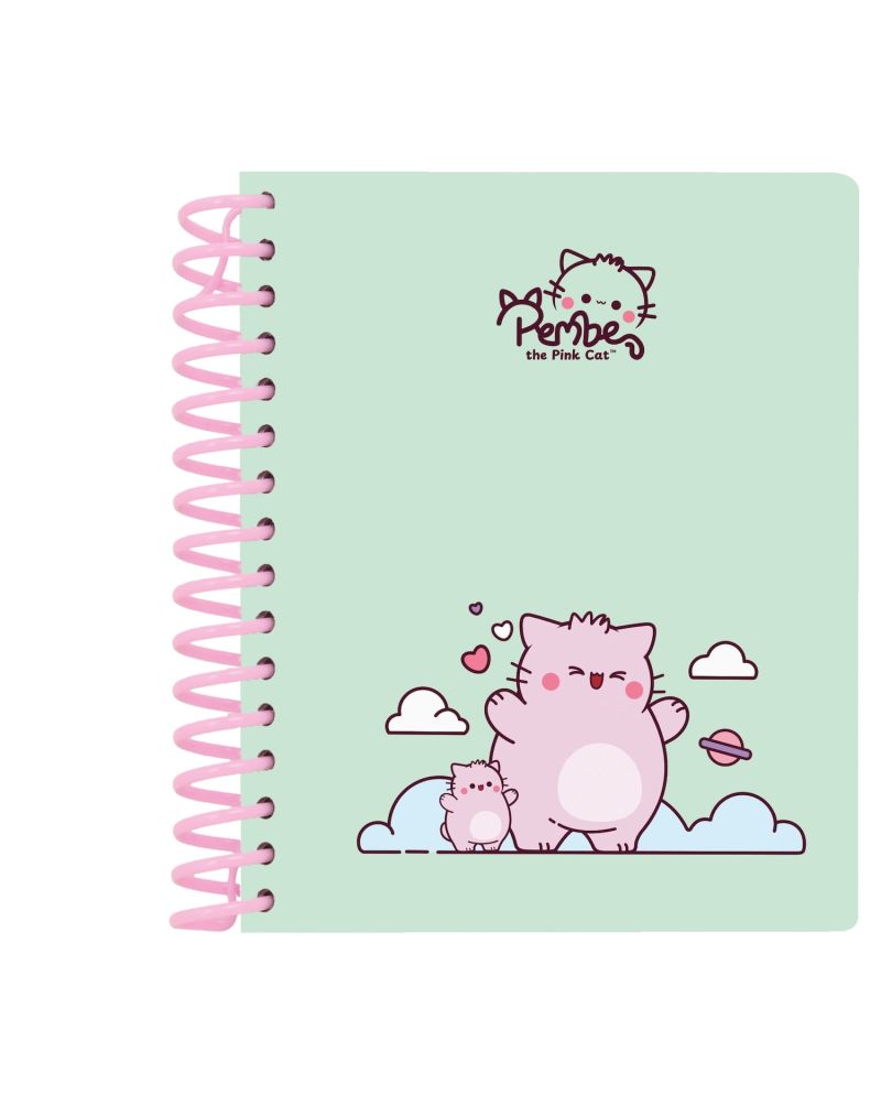 THE PINK CAT - Notebook A6 - vue principale