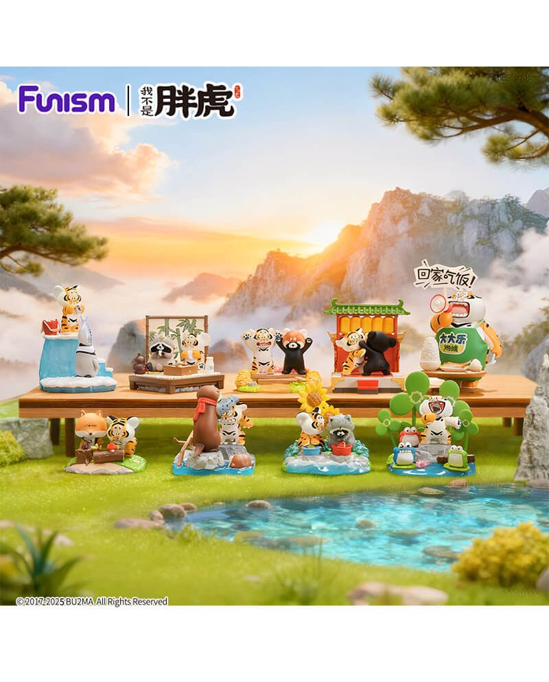 ALEXANDER THE FAT TIGER - Little Tiger Series - Blind Box Set 8 Fig. - vue principale