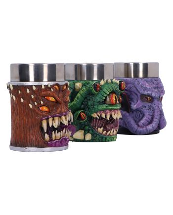 DONJONS & DRAGONS - Mini Monstre - Set de 3 Mini Chope 8.8cm - vue de dos