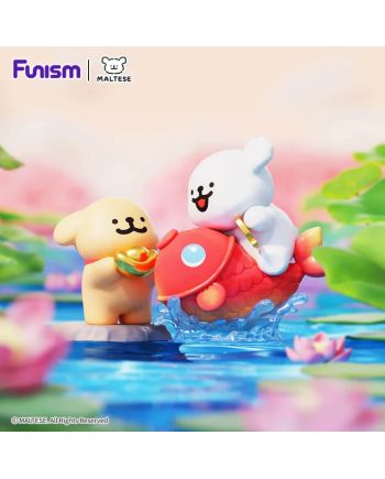 MALTESE - Lucky Paws Series - Blind Box Set 8 Figurine - vue de face