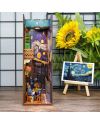 BOOK NOOK KIT - DIY- Monde de Vincent - 80pcs + LED Light - vue de face