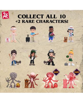 STRANGER THINGS - Capsule Series 2 - Assortiment 12 Figurines - vue de dos