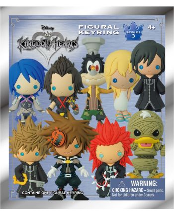 KINGDOM HEARTS - Series 3 - 3D Foam Bag Clip (Display 24 Pcs) - vue de profil