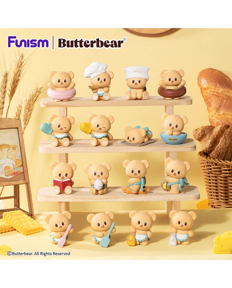 BUTTERBEAR - Baked with Love Series - Blind Box Set 6 Figurine - vue principale
