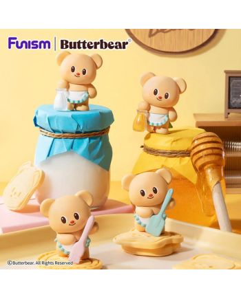 BUTTERBEAR - Baked with Love Series - Blind Box Set 6 Figurine - vue de dos