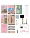 BOOK NOOK KIT - DIY- Voyage de Sakura - 130pcs + LED Light - vue du packaging