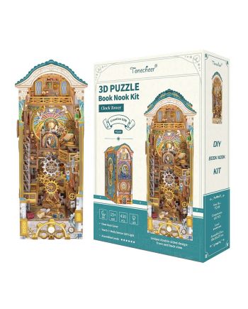 BOOK NOOK KIT - DIY- Tour de l'horloge - 430pcs + LED Light - vue principale