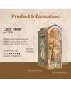 BOOK NOOK KIT - DIY- Tour de l'horloge - 430pcs + LED Light - vue de detail