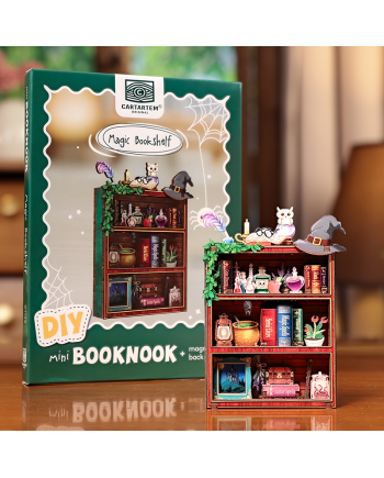 MINI BOOK NOOK KIT - DIY- Etagère Magique - Avec Aimants - vue principale