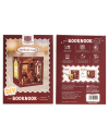 MINI BOOK NOOK KIT - DIY- Salon pour Gentlemen - Avec Aimants - vue de detail
