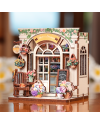 MINI BOOK NOOK KIT - DIY- Boutique de fleur - Avec Aimants - vue de face