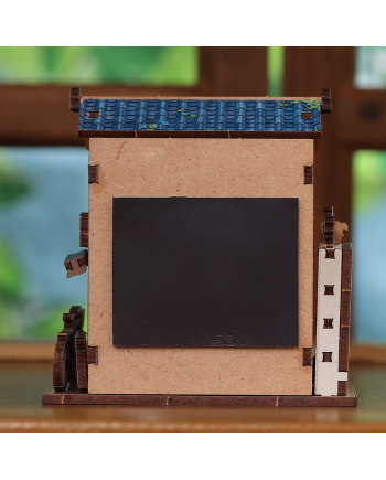 MINI BOOK NOOK KIT - DIY- Restaurant de Ramen - Avec Aimants - vue de dos