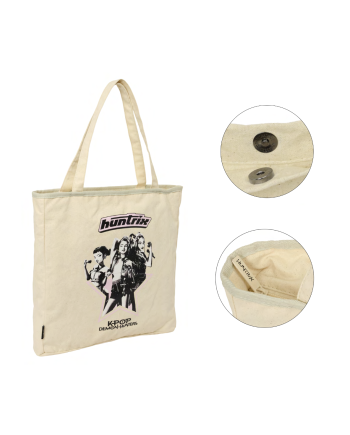 K-POP DEMON HUNTERS - Huntrix - Tote Bag Zippé Beige - vue principale