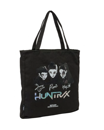 K-POP DEMON HUNTERS - Huntrix - Tote Bag Zippé Noir - vue principale