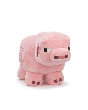 MINECRAFT - Cochon - Peluche 18cm - vue principale