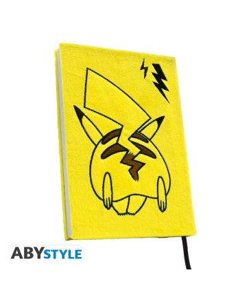 POKEMON - Pikachu Peluche - Cahier A5 Premium - vue de face