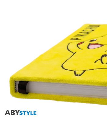 POKEMON - Pikachu Peluche - Cahier A5 Premium - vue de dos