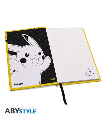 POKEMON - Pikachu Peluche - Cahier A5 Premium - vue de detail
