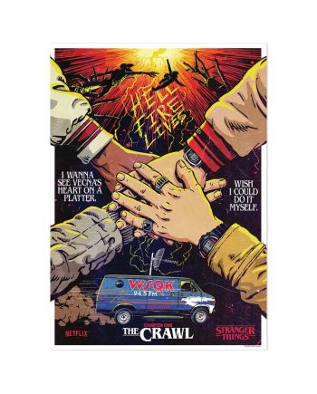 STRANGERS THINGS - The Crawl - Art Print - Edition Limitée - vue principale