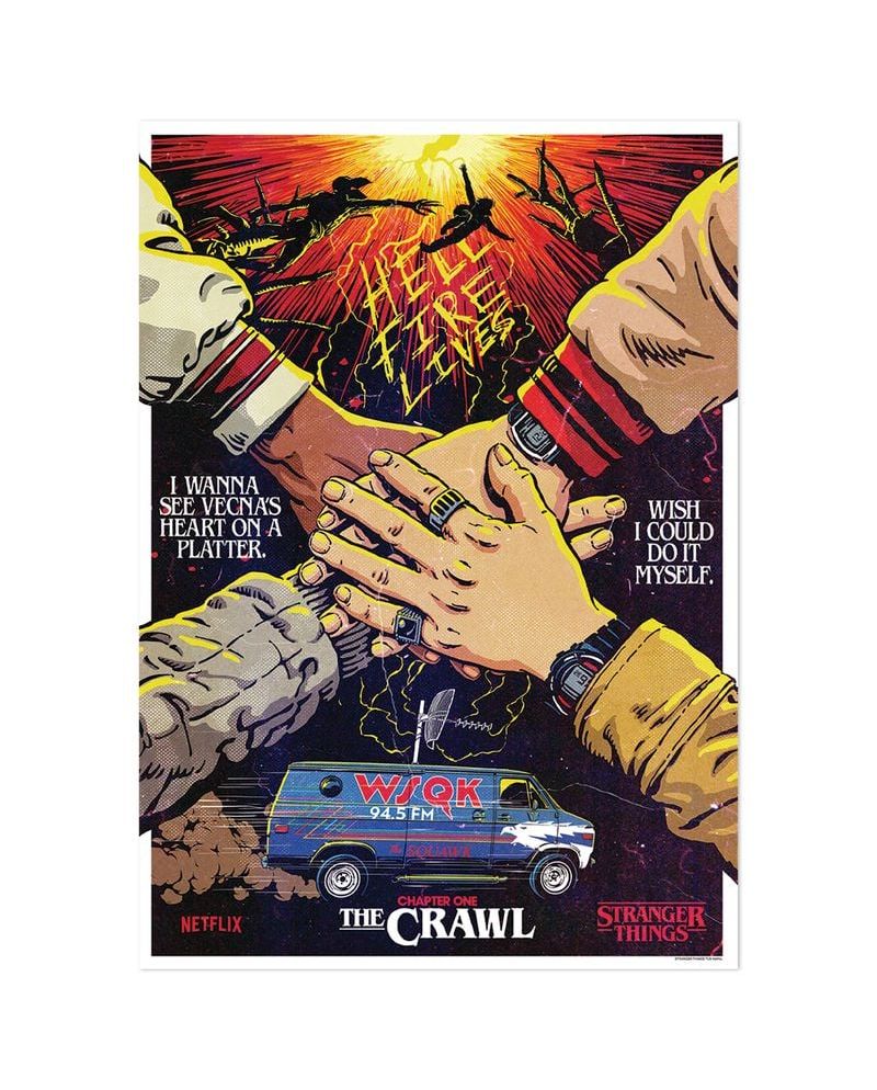 STRANGERS THINGS - The Crawl - Art Print - Edition Limitée - vue principale