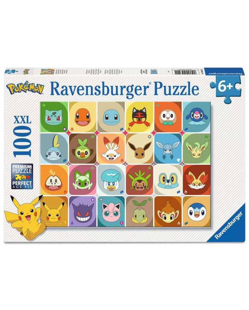 POKEMON - Portraits de Pokémon - Puzzle 100P - vue principale