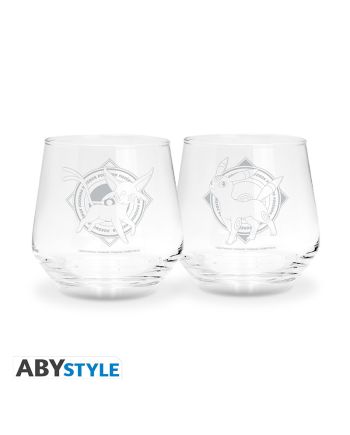 POKEMON - Mentali & Noctali - Set de 2 Verres 300ml - vue principale