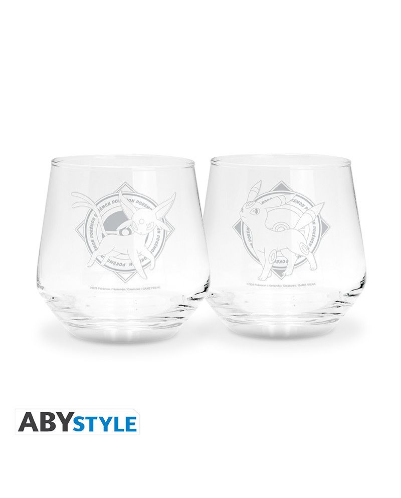 POKEMON - Mentali & Noctali - Set de 2 Verres 300ml - vue principale
