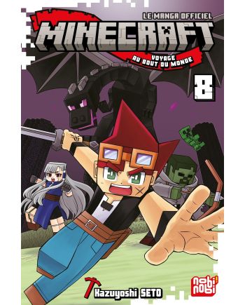 MINECRAFT - Le manga officiel - Voyage au bout du monde - Tome 8 - vue principale