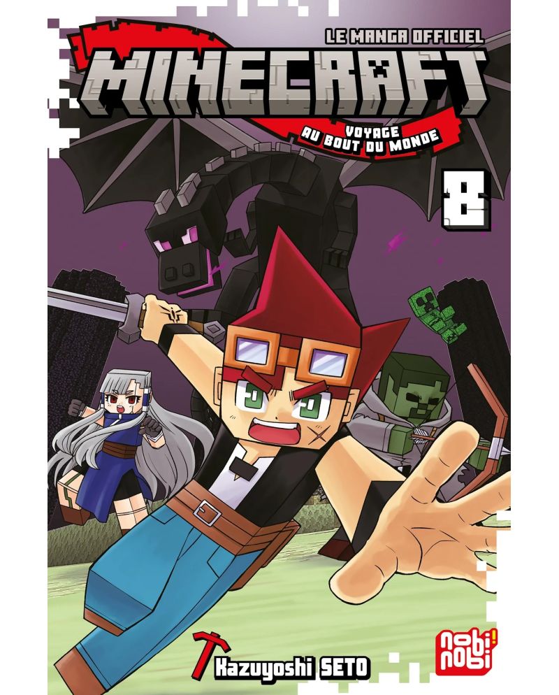 MINECRAFT - Le manga officiel - Voyage au bout du monde - Tome 8 - vue principale