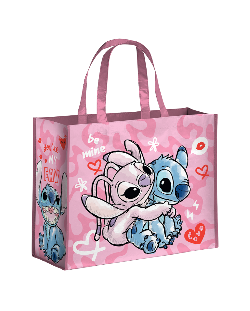 STITCH & ANGEL - Pink - Shopping Bag
