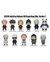 Détail des figurines porte-clés Jujutsu Kaisen en mousse 3D