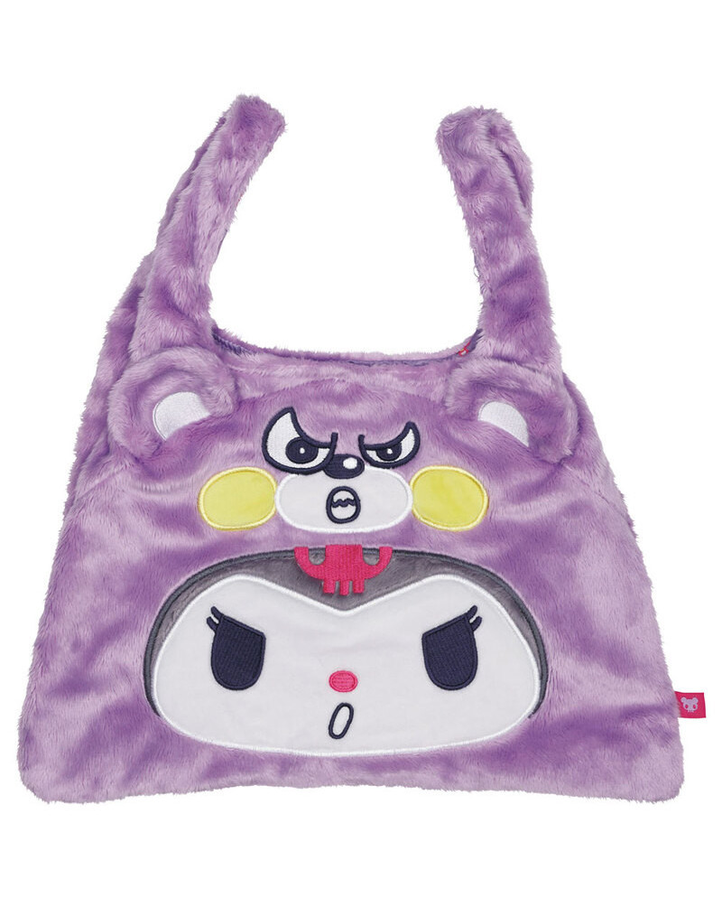 SANRIO - Kuromi - Mini Fur Tote bag
