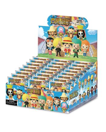 Display de 24 clips 3D Foam Bag Clip One Piece Series 1 Monogram