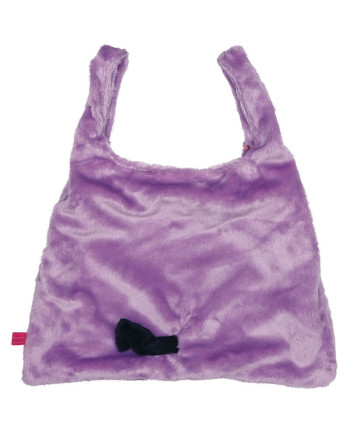 SANRIO - Kuromi - Mini Fur Tote bag