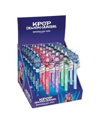 K-POP - Stylo à Gel Effaçable +Head Topper (Display de 30pcs) - vue principale