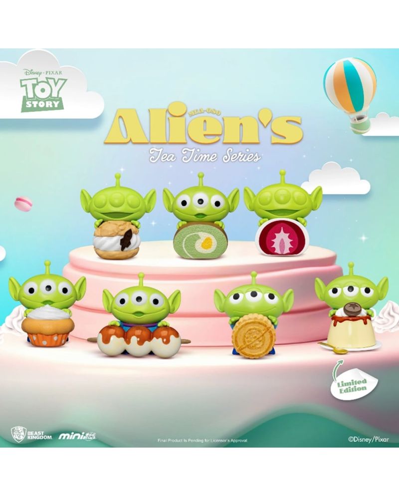 TOY STORY - Alien Tea Time Series - Set 6 Figurine 8cm - vue principale
