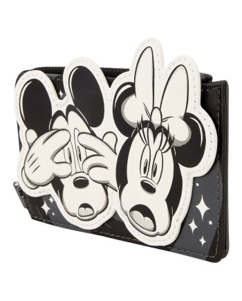DISNEY - Mickey & Minnie Ghost - Porte-carte Loungefly - vue de face