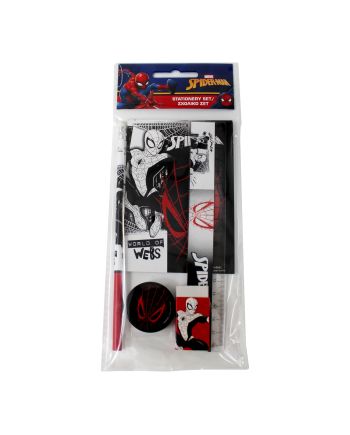 SPIDER-MAN - Set de Papeterie - 5pc. - vue de face