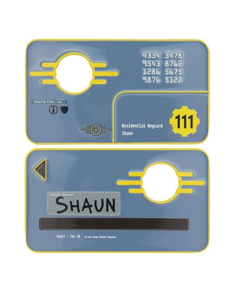 FALLOUT 4 - Vault 111 Security Keycard - Replique Edition Limité - vue principale