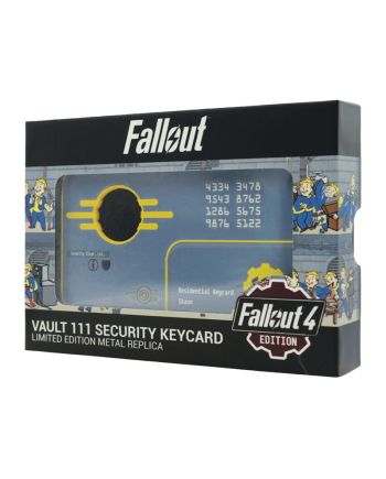 FALLOUT 4 - Vault 111 Security Keycard - Replique Edition Limité - vue de detail