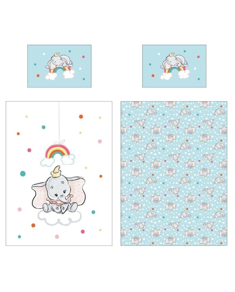DISNEY - Dumbo - Parure de lit 100x140cm + 40x60cm - vue principale