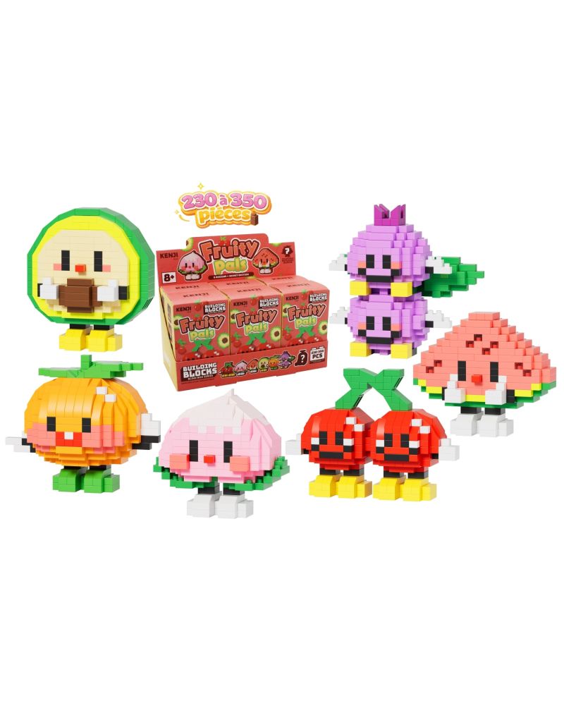 KAWAII BOX - Fruity Pals - Kit de Construction (6pcs) 230 à 350pcs - vue principale