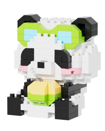 KAWAII BOX - Panda Pals - Kit de Construction (6pcs) 180 à 225pcs - vue de face